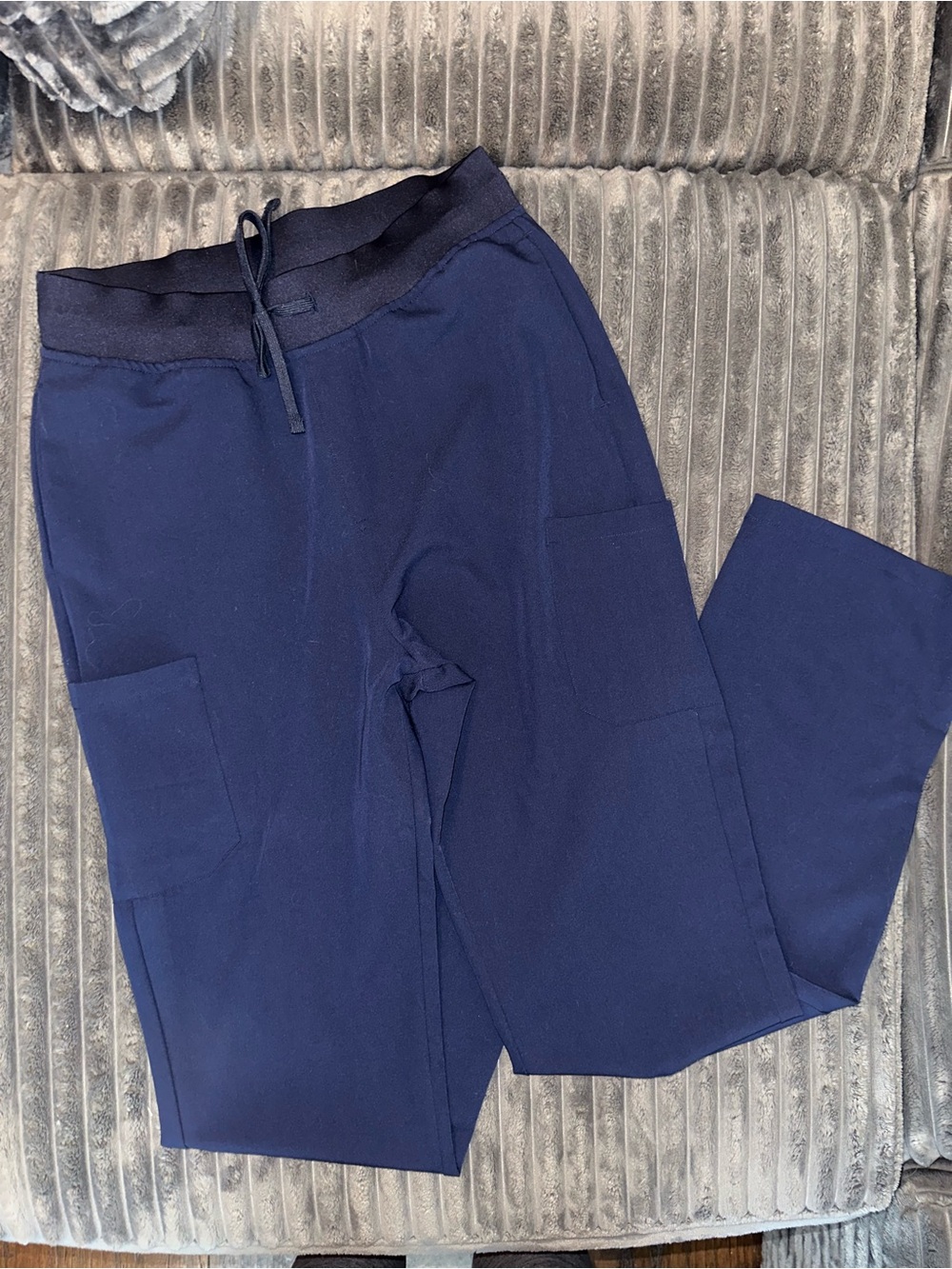 Mandala high-waisted cargo scrubs